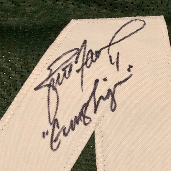Brett Favre Signed “Gunslinger” Green Bay Packers Jersey Official F… - Picture 2 of 5